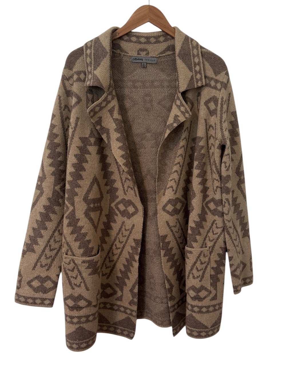 Almost Famous Cardigan Western Aztec Medium